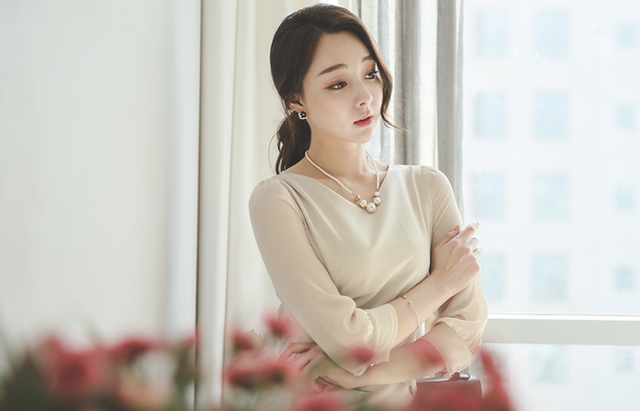 Sleeve Chiffon Dress pinch