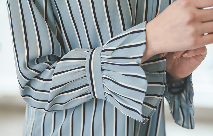 Smart Stripe Blouse