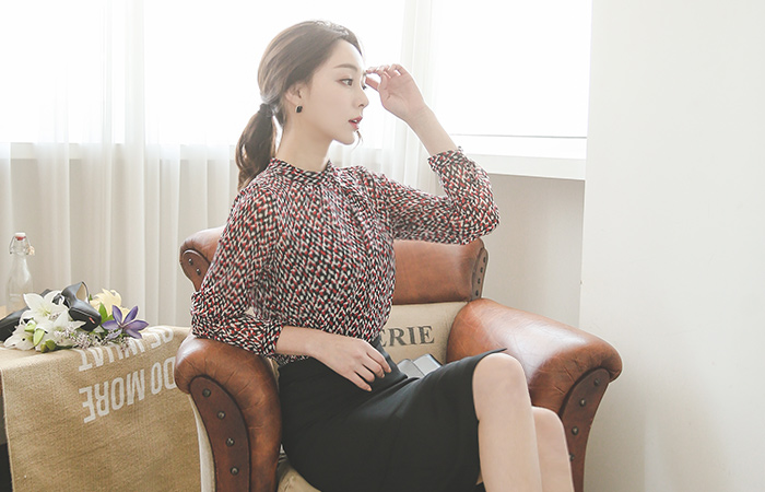 Omi point glass Blouse