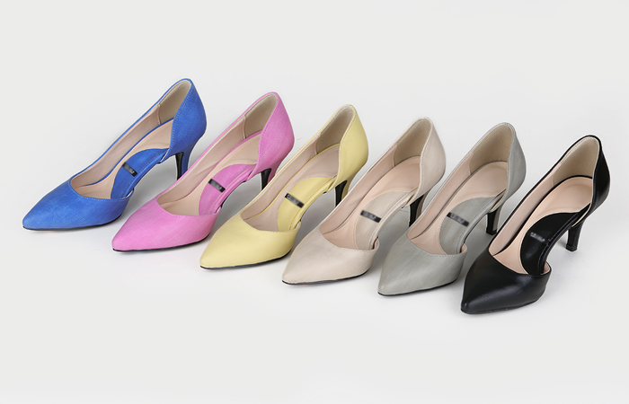 [Models wear30 tea] Color spring Pump Hill