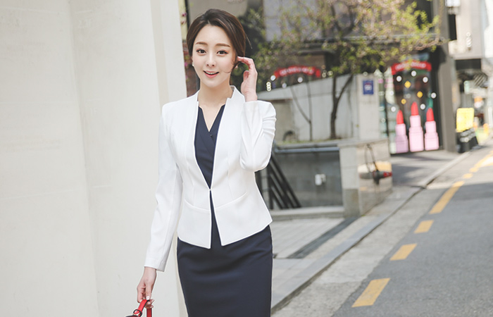 No pinch cut square collar Jacket