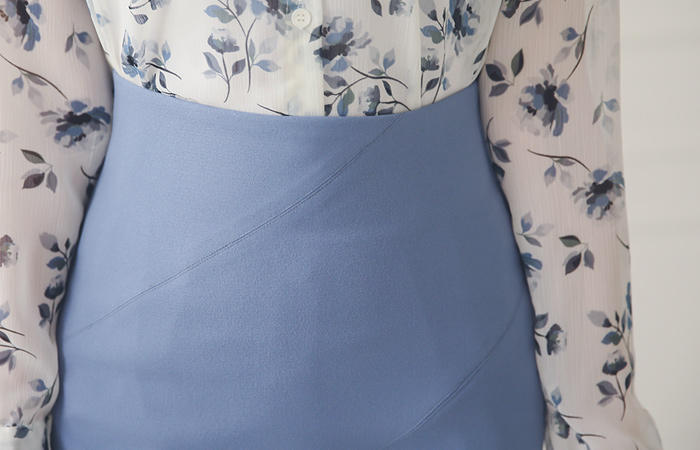 Marion oblique incision teuim Skirt