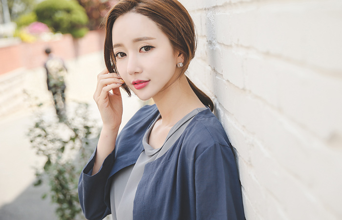 Modern Round Boxy Long Jacket