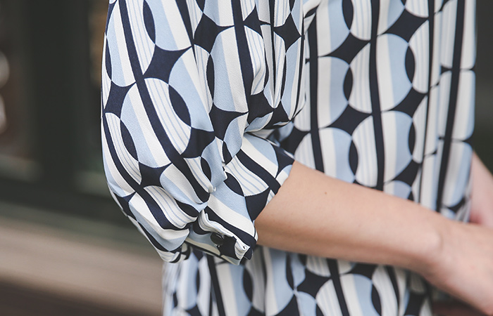 Op art frame nagrang Blouse