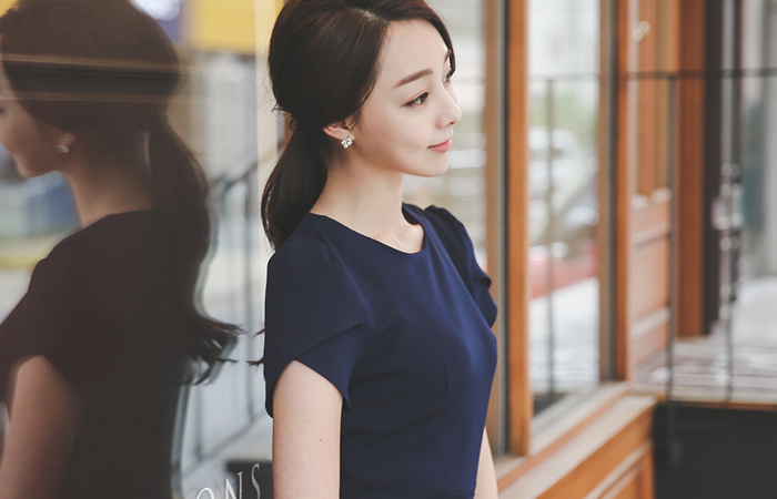 Romantic Tulip Ruffle Dress