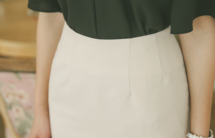 Natural Courtney Hline Skirt