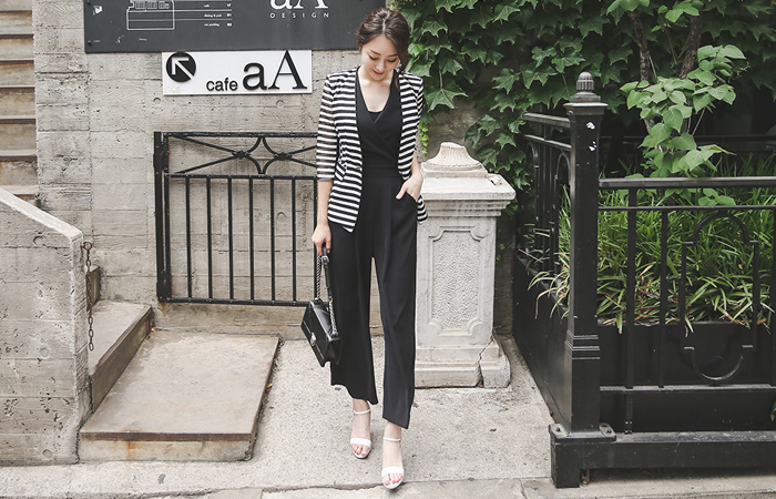 Mash Punching Stripe Jacket