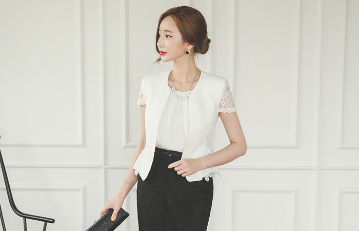 Elegance Race Pepper Short Jacket (Short Sleeve)