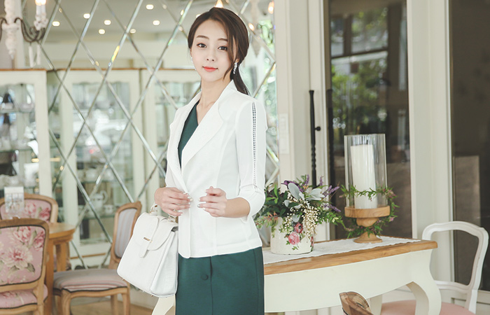 Race color combination Punching line Jacket