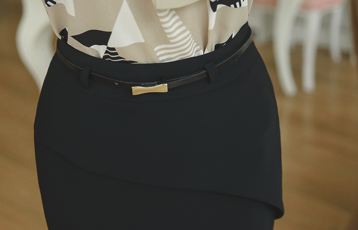 Diagonal Pepper Hline Skirt