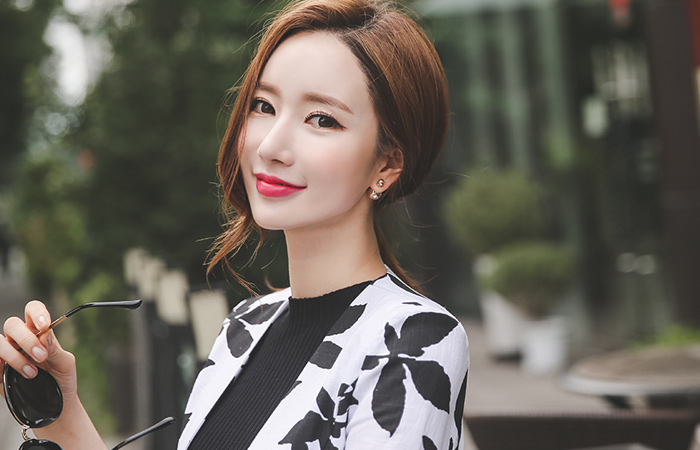 Leaf mesh coloring Linen Jacket