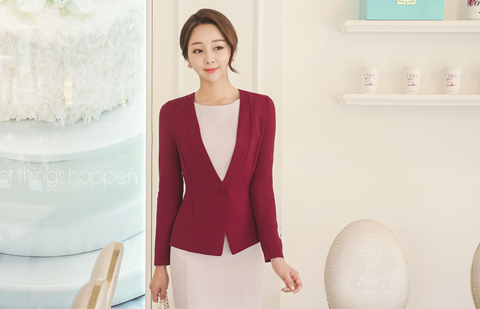 Simple incision line No collar Jacket