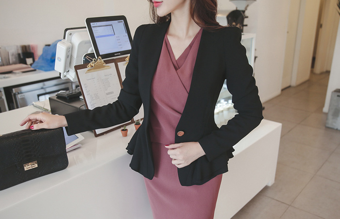 Edge Shoulder Double Pepper Jacket