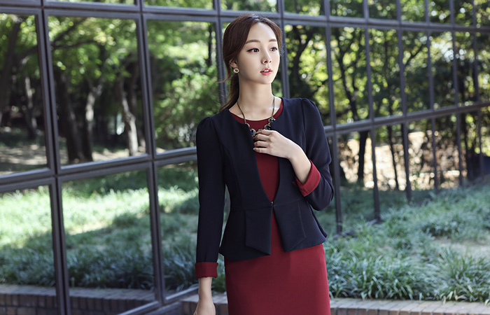 Lady Jacket layered Dress