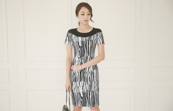 Art touch color Span Dress