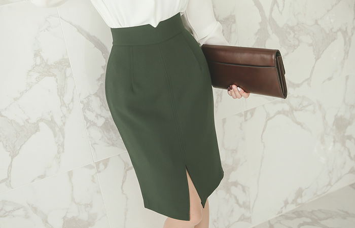 Claire Vite Slit Skirt