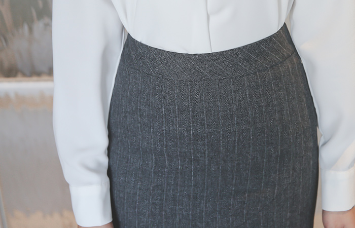 Metallic Jacquard Mermaid Skirt