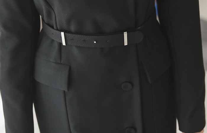 Elegance Twill Mermaid Long Jacket