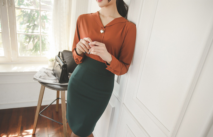 Nature high waist Skirt (fall)