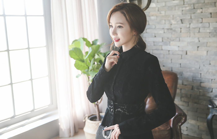 Guppy Velvet Race Flare Coat