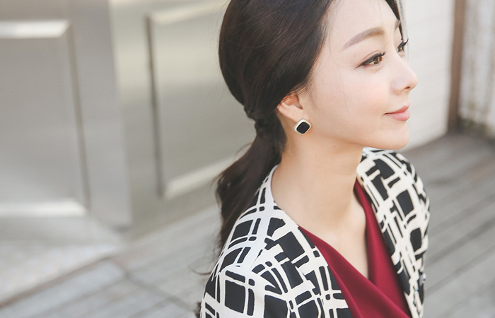 Plate Patterns No collar Jacket