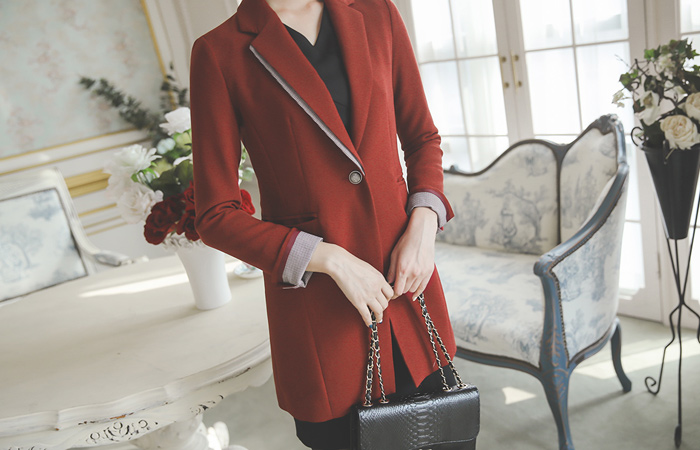 Hound Checkered Tailor Long Jacket