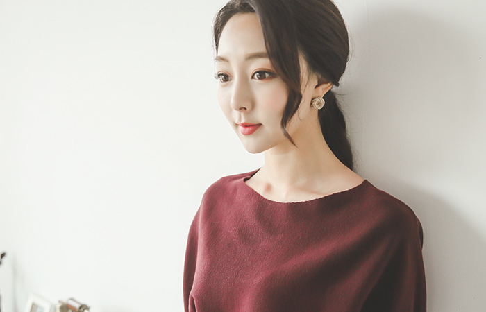 Stingray Midi Knit Wrap Dress