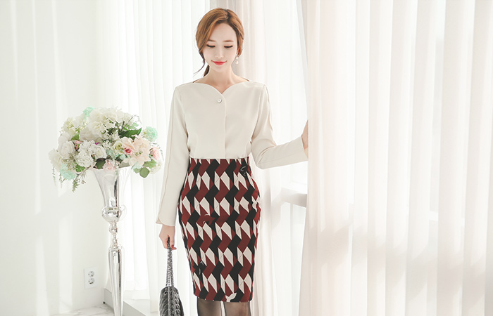 Bird scooter Cotton span Skirt