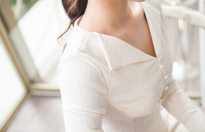 Open Kara pearl Tweed Dress