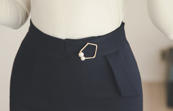 Erotic Tie Belted Skirt