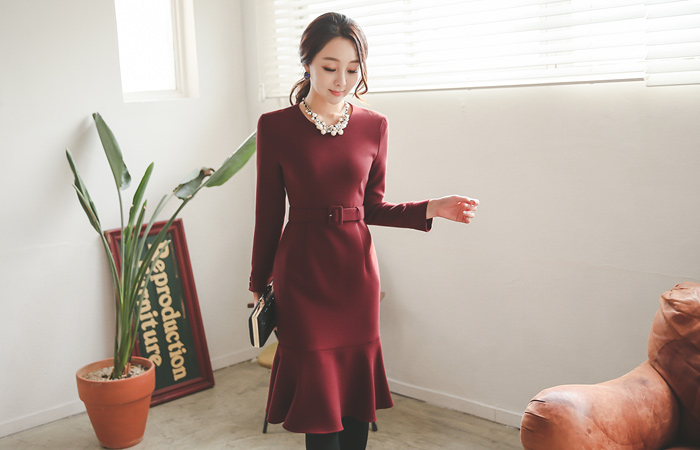 Grace Belt Mermaid Dress