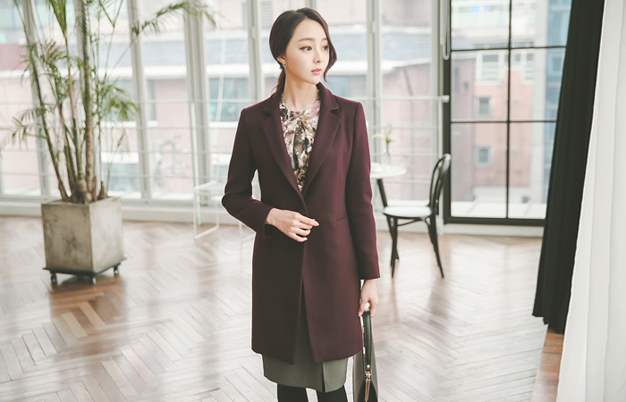 Modern Coloration Tailored Coat