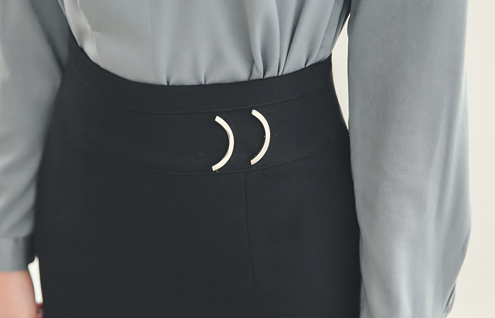 Formal metal decoration Hline Skirt