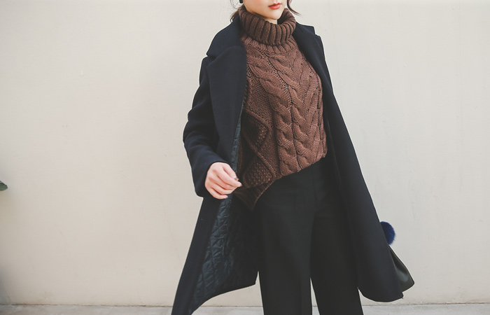 single Tailored overfit Long coat