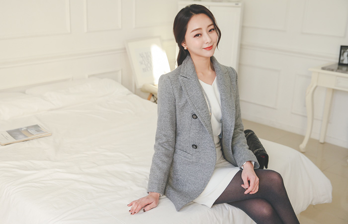 Stitch Taylor Double-button wool jacket