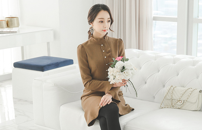 Romantic Frill Neckline Dress