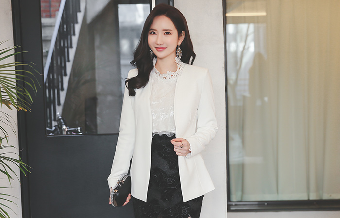 minimal color combination dual color Jacket