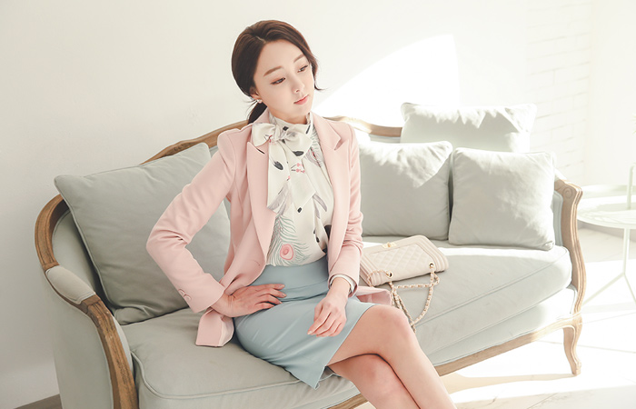 Folded Pepperm Slim Jacket (spring)