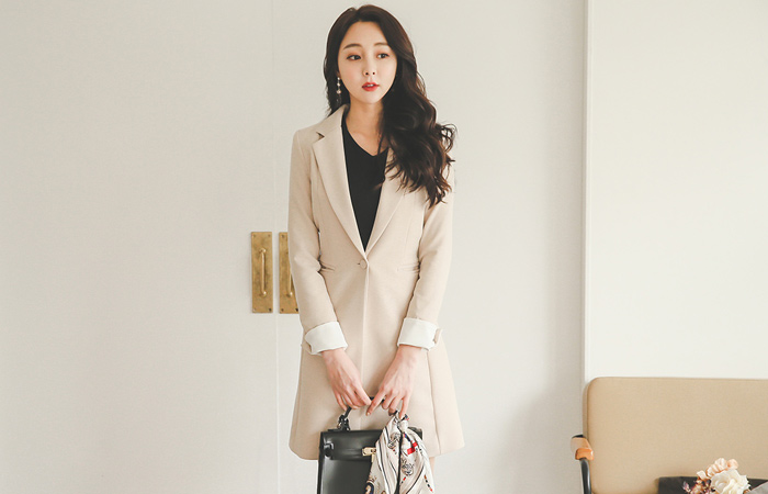Modern Taylor Slim Long Jacket (spring)