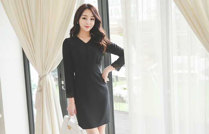 Embrover V-neck Dress