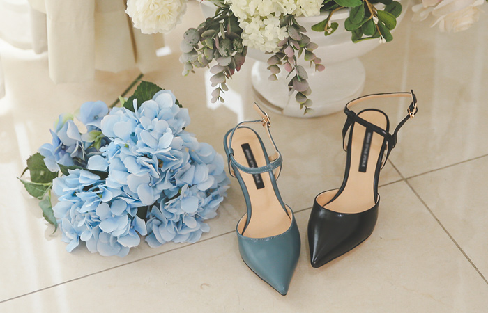 Cyclical Ankle Strap Sling Back Hill