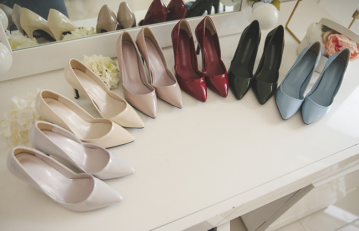 [Models wear32] Opening Enamel Stiletto Heel (2/7 / 9cm)