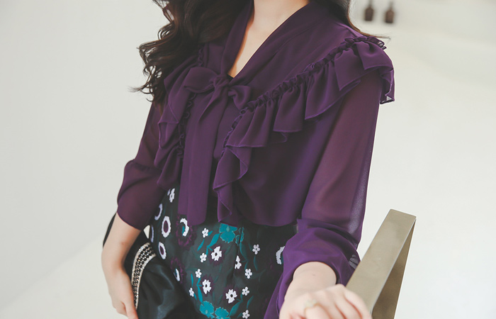 See-through look Blouse