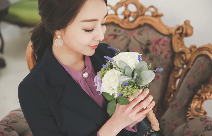 Interlock Belted Aline Jacket