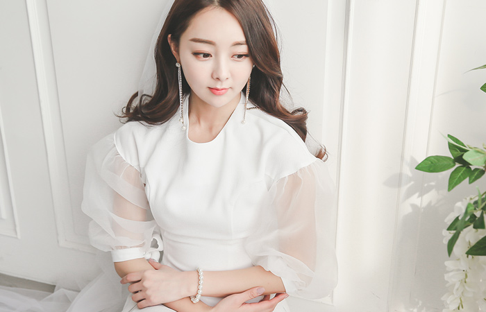 Oganja sleeve Flare Long one piece