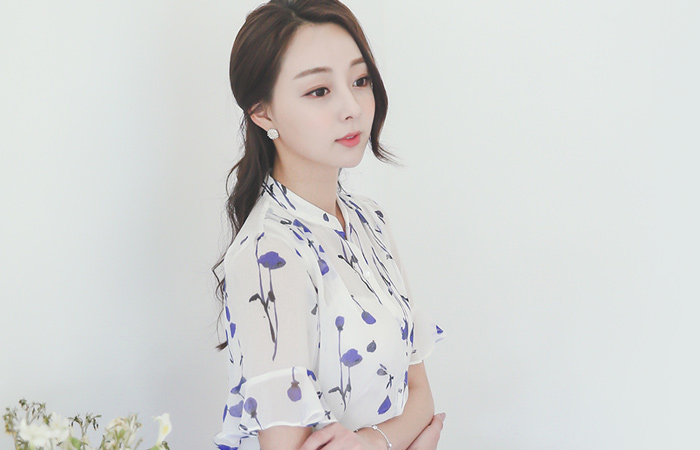 See-through look Blouse