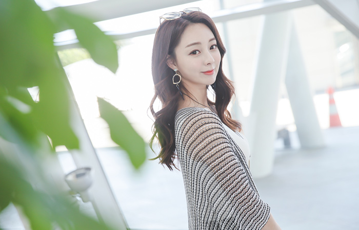 Princh mix net shawl cardigan