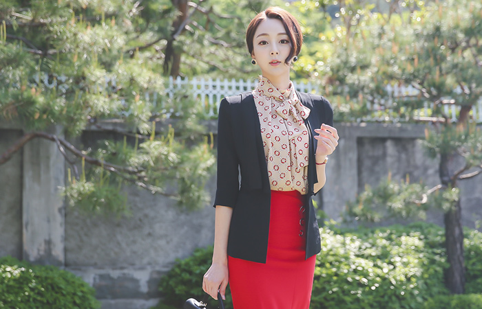 Chiffon Scarf Linen Texture Jacket