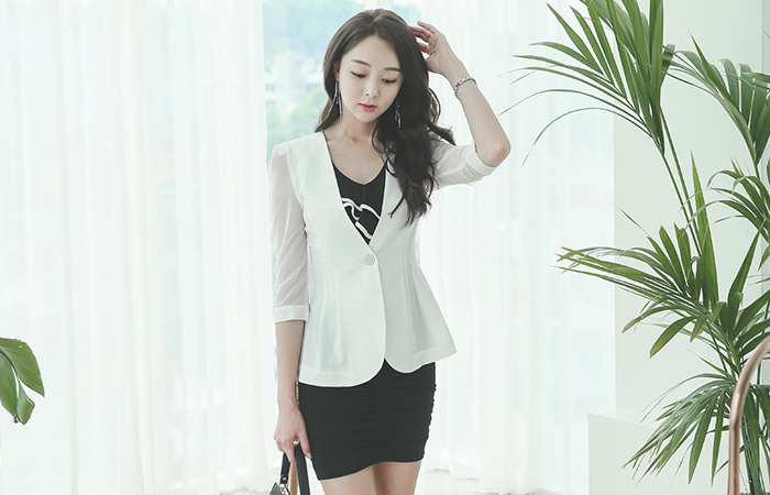 Mash See-through look Sleeves Pepper Jacket II