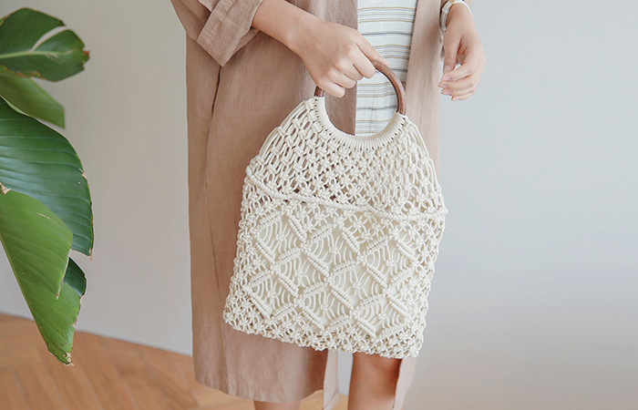 Rounding handle Net Bag